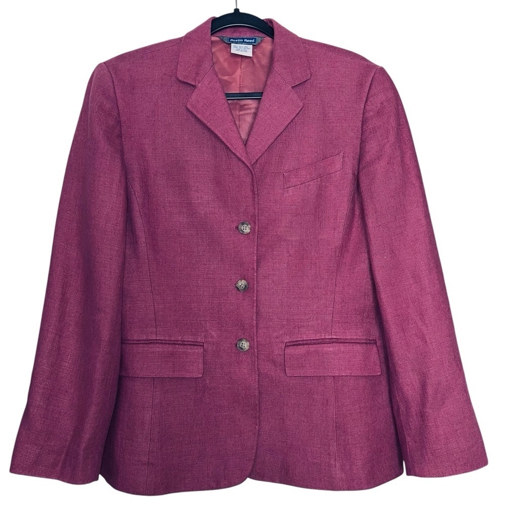 Austin Reed 100% Linen Blazer Size 12